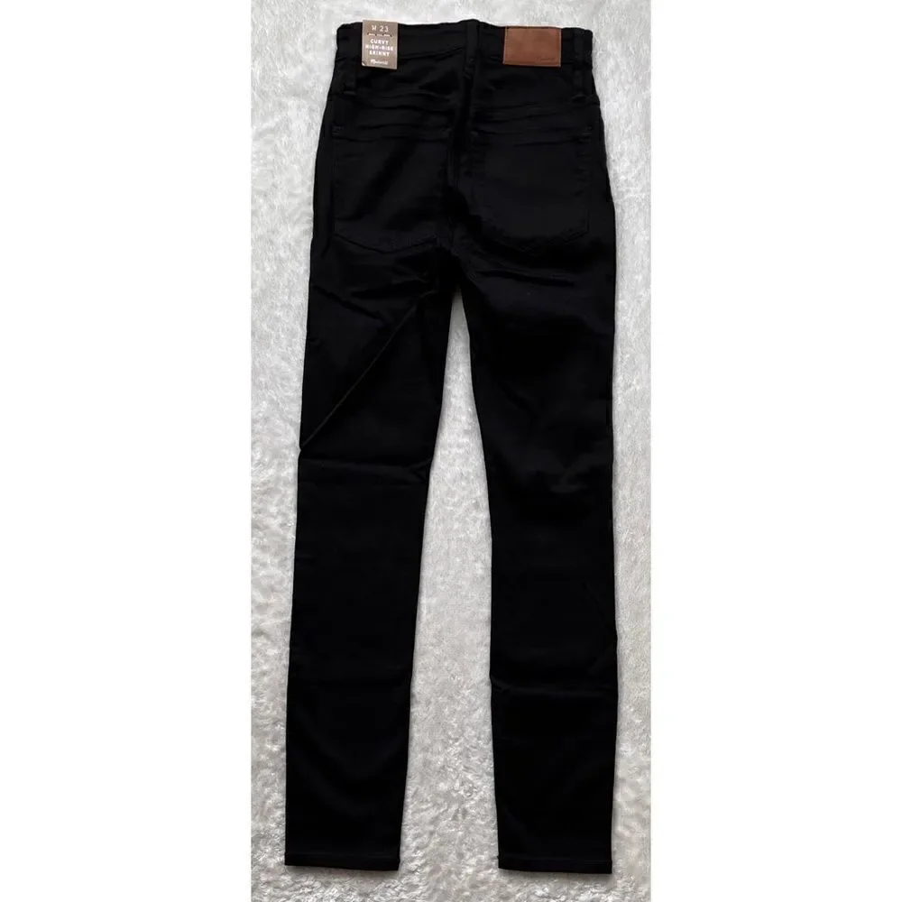 NWT Madewell Curvy High-Rise Skinny Jeans in Carbondale Wash, Size 23